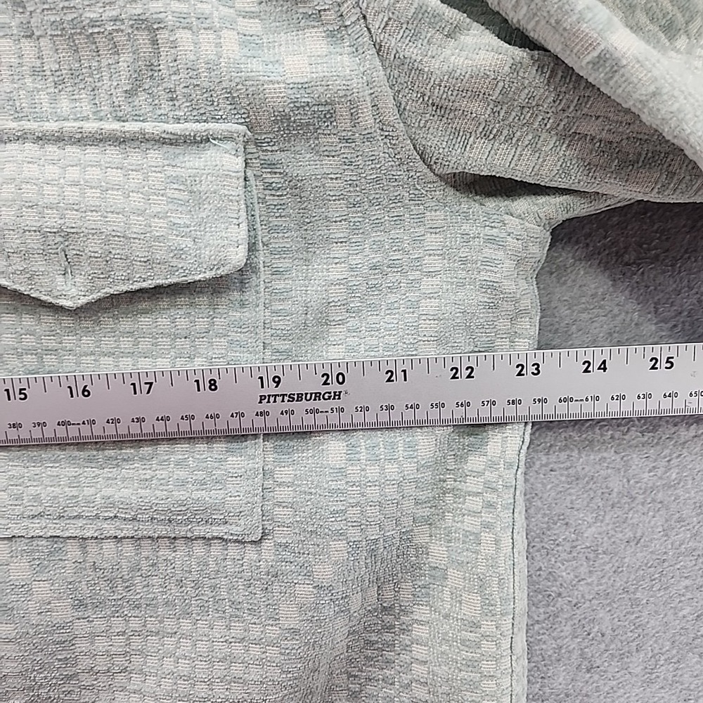 Urban Outfitters Men's  Size Small Chenille Check Over shirt  Mint - Picture 9 of 14